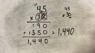 Multiplying Using the Standard Algorithm