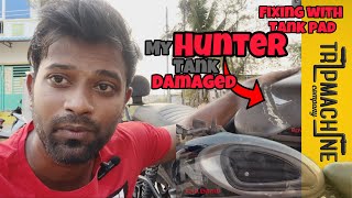 Hunter tank got damaged fixing with @TripMachine accessories | tank grip #trending #2024