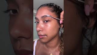 TRIM MY BUSHY EYEBROWS WITH ME | Using scotch tape #eyebrowtips