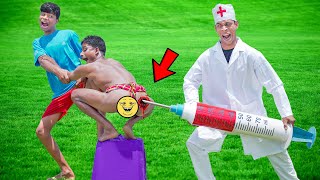 Must Watch Top New Special Comedy Video 2023 Totally Amazing Comedy2023 Injection Doctor Video Ep163