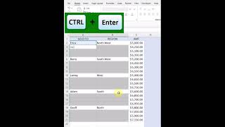 Excel Hacks: Automatically Fill Tables with Similar Data😊 #shorts #excel #table #fill