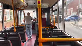 Stanley Travel Optare Solo (6026 R7 STX) operating the Service 30 to Quaking Houses 14/09/23