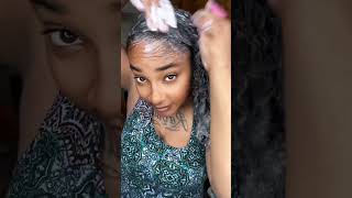 Shampoo Day‼️ Using all Dope&Bossy hair products 😉 #ytshorts #shortshorts  #curlyhairwashday #hair