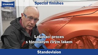 ServindTV - Speciální povrchové úpravy: Proces lakování se Standox tónovaným čirým lakem