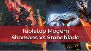 Gruul Shamans vs Stoneblade | OTJ Modern | MTG