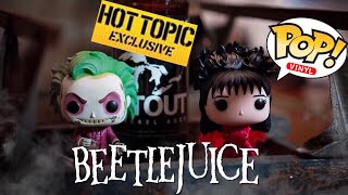 Beetlejuice & Lydia Funko Pop! Hot Topic Exclusives!!