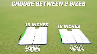 GoSports Golf Putting Alignment Mirror Guide   Putt Like the Pros Choose Between Standard #shorts