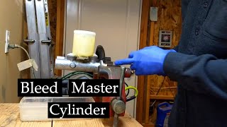 How to Bleed A Brake Master Cylinder