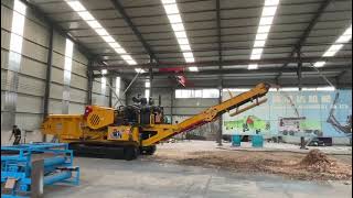 SHD mobile wood chipper,full hydraulic tub grinder ,horizontal grinder,RDF shredder,wood crusher.