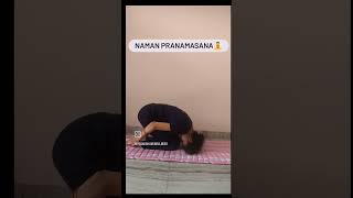 Try Rabbit Yoga Pose for Hairfall Problems #yoga #namanpranamasan Reduce Hairfall with this exercise