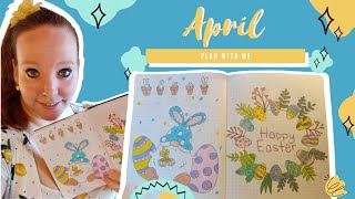 April 2021 Bullet Journal Setup