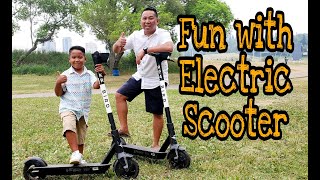 Electric Scooter Ride at Walterdale Bridge Edmonton | ysay dale