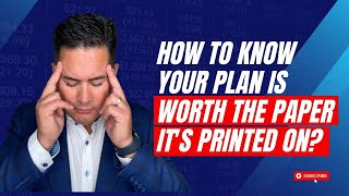 How To Know Your Plan is Worth The Paper It's Printed On?