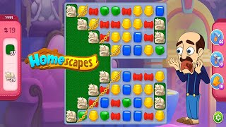 Homescapes - Level 1444 Super Hard Level Gameplay Walkthrough - New Update