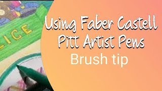 Faber Castell: Pitt Artist Markers Brush-tips