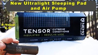 Nemo Tensor Extreme Conditions Ultralight Sleeping Pad and Flextail Zero Pump Field Test and Review