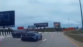 Mclaren 720s Gets Rear Ended in Traffic