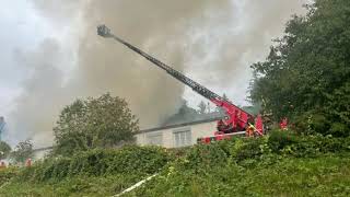 Millionenschaden durch Brand in Schöntal