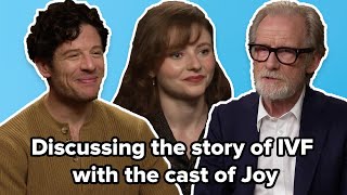 Thomasin McKenzie, James Norton, & Bill Nighy discuss their new film Joy