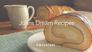 Swiss Roll | Japanese Roll Cake | Easy Dreamy Recipe