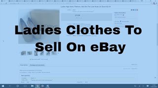 Ladies Clothing Brands To Sell On eBay