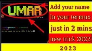 Add your name in termux/ Change termux header/ Termux mi APNA name kisi add Karin #termux_tools