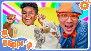 Heads, Shoulders, Knees, and Toes | Blippi 🔍 | Kids Learning Videos! | Exploring and Learning