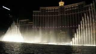 Bellagio Fountains - Las Vegas - Frank Sinatra - "Luck Be A Lady" HD