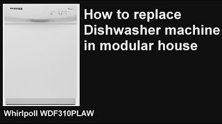 How to install dishwasher in Modular house