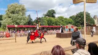 Warwick Castle Live Jousting   War Of The Roses   3