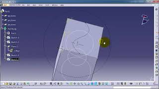 17 CATIA Beginner Tutorial- Advanced Removed Multi Sections Solid