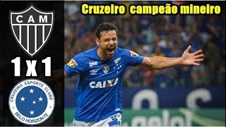 ATLÉTICO-MG 1 x 1 CRUZEIRO • GOLS • MELHORES MOMENTOS  • CAMPEONATO mineiro (20/04/19)