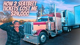 How 2 seatbelt tickets cost me $24,000! 😱