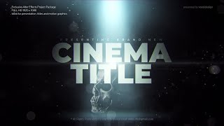 Best Movie Cinema Title 2021 - 100% After Effects