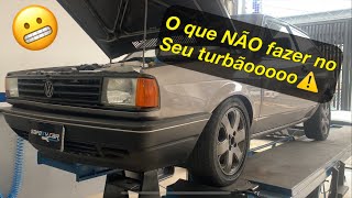 O q não devo fazer no meu Gol Turbo.