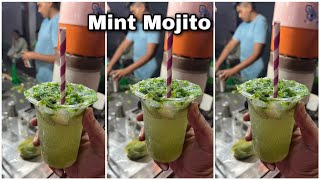 Mint Mojito Only at 50/- at Raj lemon soda In Raipur #soda #mojito #drink #vlog#angelicfood #cg