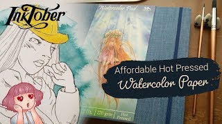 Affordable Watercolor Paper Review & Inktober Day 23 ✿ MozArt Pressed Watercolor Pad