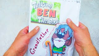 DIY My Talking Grandfather Ben. Paper Book Game | My Talking Tom Friends