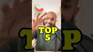 C’est quoi votre top 5 ? #youtubeshorts #food #culinaire #cuisine #top5