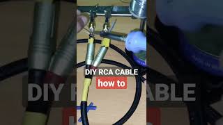 How to Diy RCA Cable #howto #diy #rca #shorts #short #fyp #fypyoutube #howtodiy #audio #soldering