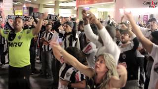 Ônibus do time deixa Confins - A Massa recebe o Galo no aeroporto