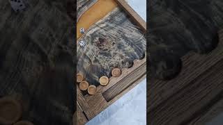 Нарды из дерева и эпоксидной смолы a2inhome.ru #нардыручнойработы #backgammon #нарды #epoxyideas