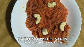 CARROT HALWA  IN 5 MINUTES | INSTANT GAJAR KA HALWA | CARROT HALWA USING MILK POWDER LOW FAT HALWA