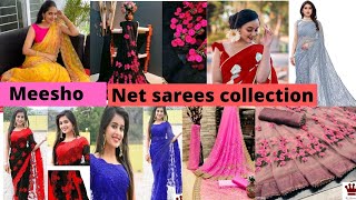 meesho # net sarees haul # low prices & best quality  # net sarees collection # Revathi Nagesh #