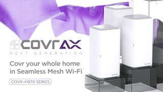 D-Link COVR X1870 Series Seamless Mesh Wi-Fi 6 System