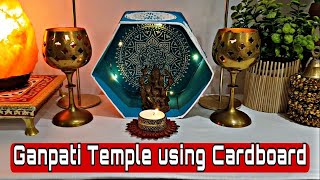 DIY Simple and Easy Ganpati Temple/Mandir using Cardboard at Home II