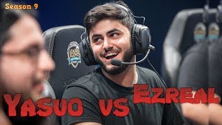 Yassuo - Yasuo vs Ezreal Stream - LoL Season 9 NA Ranked | League of Legends Replays