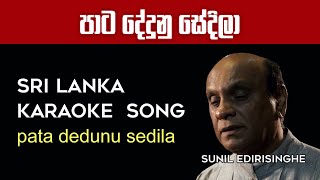 Pata Dedunu Sedila Karaoke - පාට දේදුනු සේදිලා Without Voice