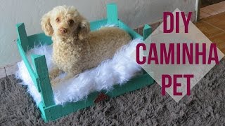 Diy - Caminha para cachorro feito com caixote - Diane Silva