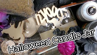 Simple, Easy Halloween Candle Jar anyone can make/ EP27